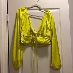 Bright yellow/green top